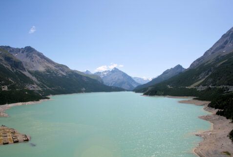 Fraele Towers and Cancano lake - The first Cancano lake viewed from the San Giacomo dam - BBOfItaly