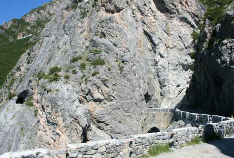 Fraele Towers and Cancano lake - The road, excaved into the mountain - BBOfItaly