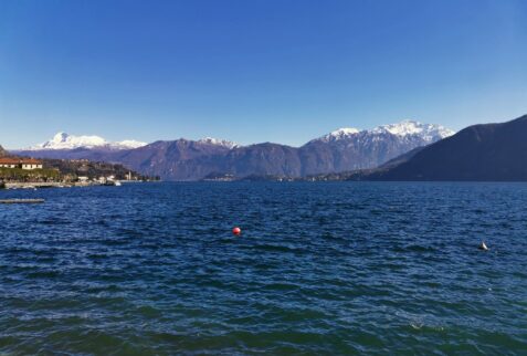 Greenway Lago Como - On the left Monte Legnone, on the right group of Grigne - BBofItaly