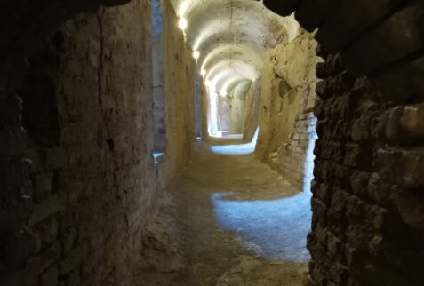 Rocca dei Veneziani and Clock Tower - Passages under the outer walls - BBOfItaly