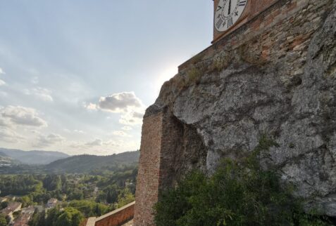 Rocca dei Veneziani and Clock Tower - The walkway to go up to the Clock Tower - BBOfItaly