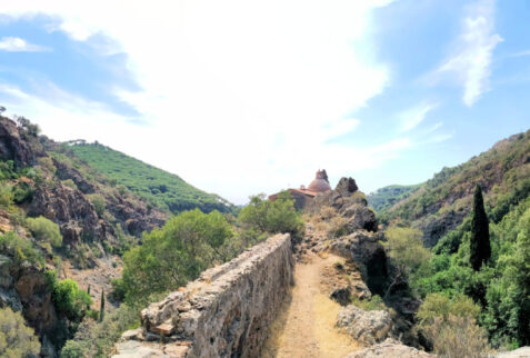 Sanctuary of the Madonna di Monserrato - Panoramic view from behind the sanctuary - BBOfItaly