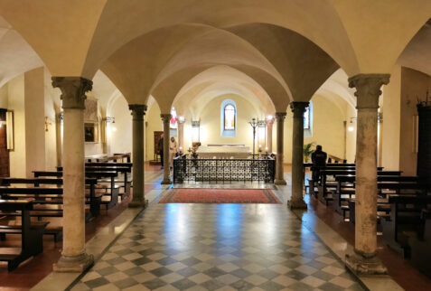 Bobbio - crypt of Abbazia di San Colombano