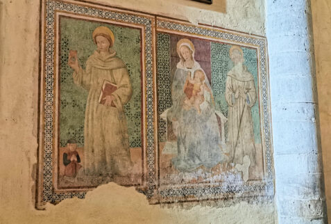 Magliano – Senesi frescoes in Chiesa di San Giovanni Battista