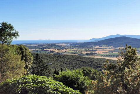 Capalbio – landscape from medieval walls