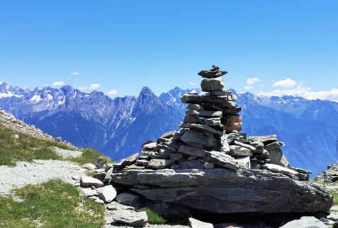 Valle della Forcola – here Passo della Forcola and landscape seen toward Val Chiavenna