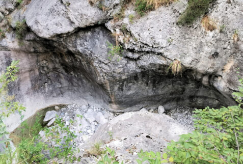 Pizzo d’Uccello – rocks of Solco d’Equi are deeply polished where a huge amount of water flows during storms