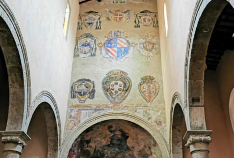 Pitigliano - inside of Chiesa di San Rocco, beautiful and essential