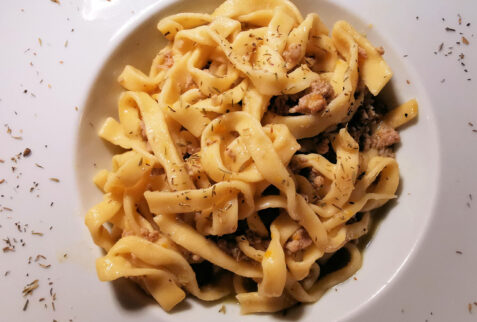 Scacciaguai Barga – Tagliatella di pasta fresca