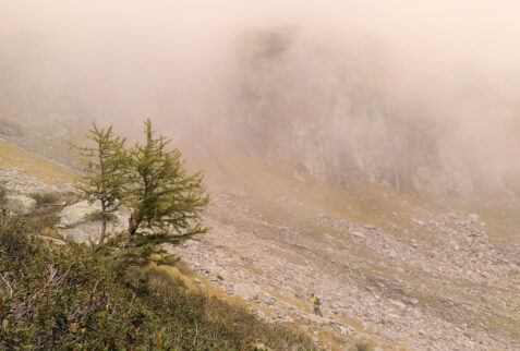 Passo della Crocetta – going up lost in the immensity