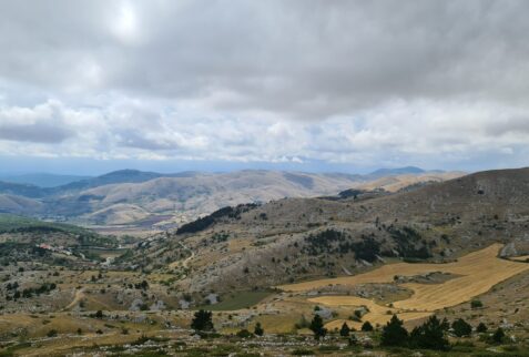 Mountain view while going up to Campo Imperatore from Santo Stefano di Sessanio