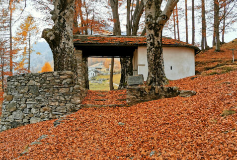 Cermine – a chapel where Sentiero del Benefattore ends