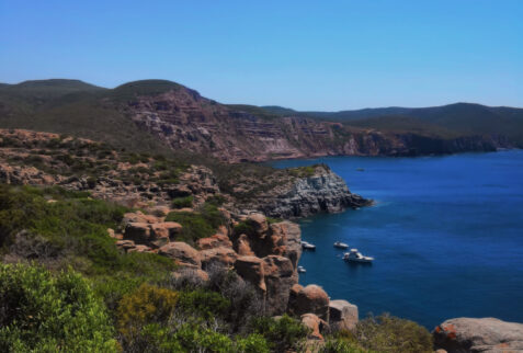 Capo Sandalo - view on western San Pietro Island coast