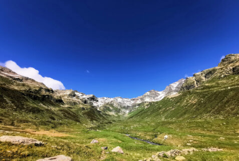 Val Loga – view of the valley from Montespluga village