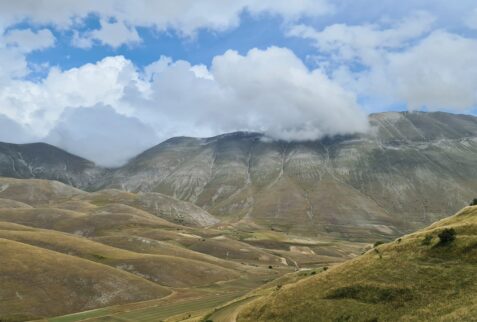 View on Monti Sibillini from Castelluccio di Norcia