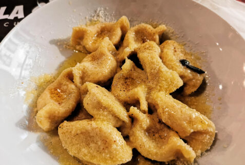 La Scagna – Scarpinocc a typical pasta from Parre