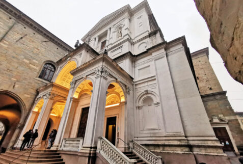 Bergamo – main front of Cattedrale di Sant’Alessandro