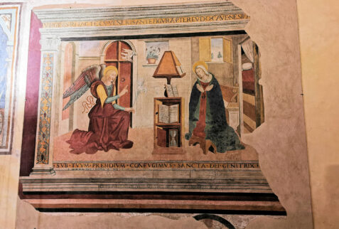 Certaldo – fresco in Chiesa dei Santi Tommaso e Prospero