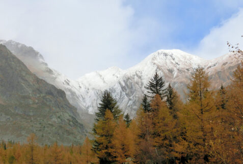 Val Ferret Rifugio Elena – landscape going up to the shelter