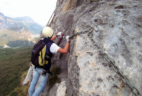 Ferrata Gamma 1 Lecco – a traverse