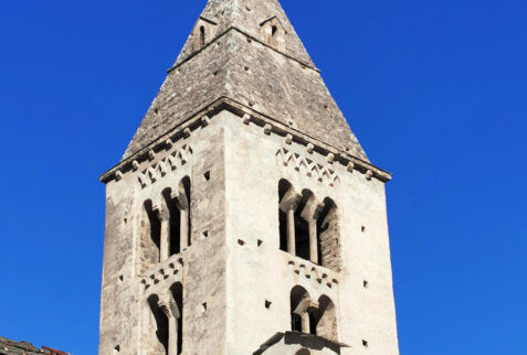 Chatel Argent Valle d’Aosta – bell tower of Chiesa di Santa Maria