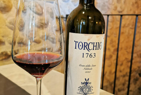 Il Torchio 1763 Ricetto di Candelo – a bottle of red Torchio 1763 based on Nebbiolo grape