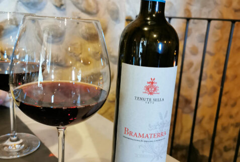 Il Torchio 1763 Ricetto di Candelo – a bottle of red Bramaterra done with a blend of grapes