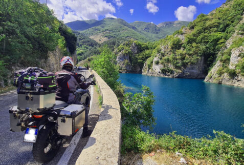 Sagittario Canyon - Abruzzo - Motorbike BMW