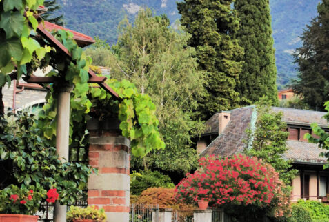 Lario lago di Como – enchanting corners at Lierna village close to the lake