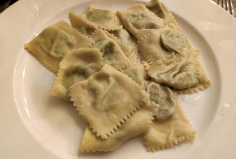 Osteria del Pellicano - Tortelli d'erbetta al Burro e Salvia