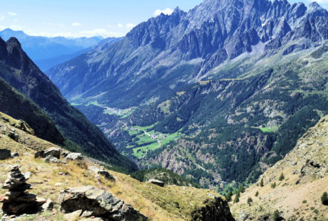 Bivacco Chentre Bionaz – landscape from the bivouac