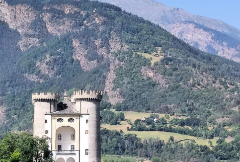 Castello di Aymaville – a view of the castle