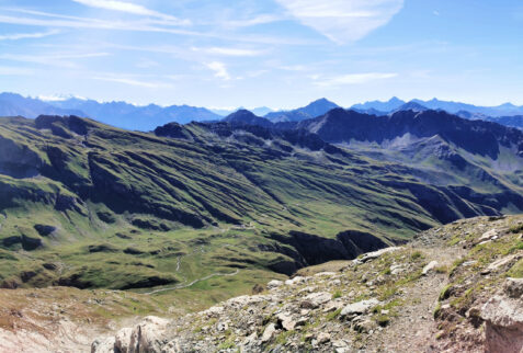 Grande Rochere – a view of Vallone di Planaval climbing Grande Rochere