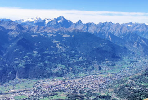 Becca di Viou – view on Aosta city – BBofItaly