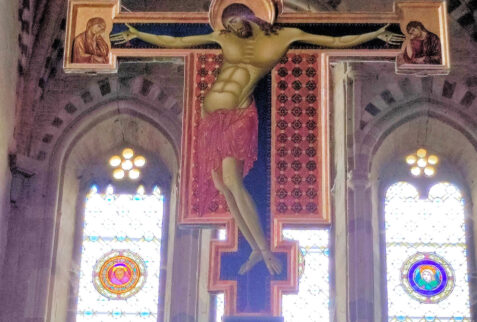 Arezzo – Cimabue’s crucifix in Basilica di San Domenico – BBofItaly