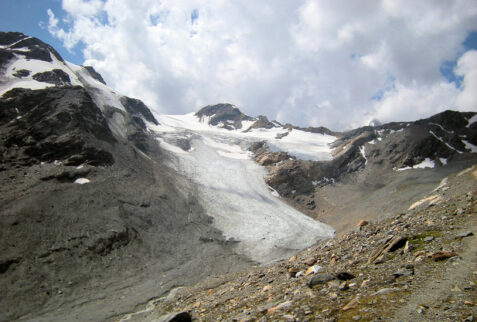 Val Martello – the glacier and its tongue – BBofItaly