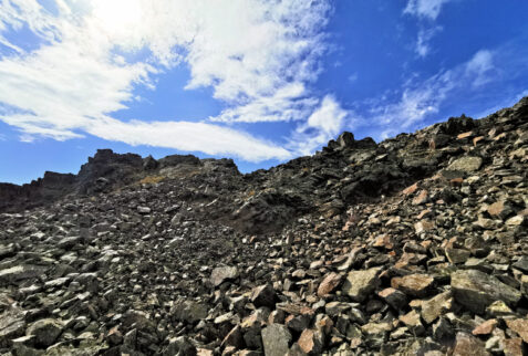 Metz – Chaligne – Tza – the moraine under the top of Monte della Tza – BBofItaly