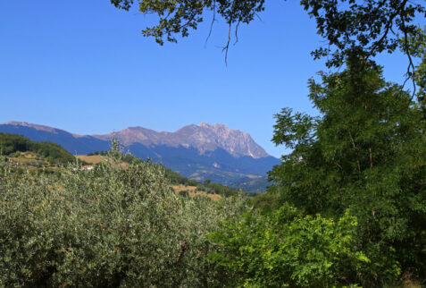 Penne – view of the Gran Sasso massif form the village - BBofItaly