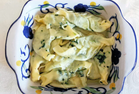 L’Oca d’oro - Tortelli con Ricotta, spinaci e Grana – BBofItaly