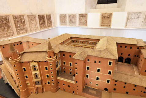 Urbino – a reconstruction of Palazzo Ducale – BBofItaly