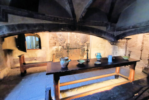 Castello di Issogne – the kitchen of the castle – BBofItaly