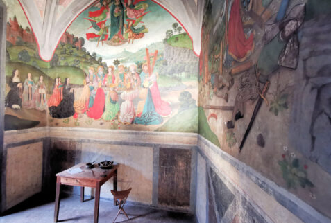 Castello di Issogne – frescoes in the castle – BBofItaly