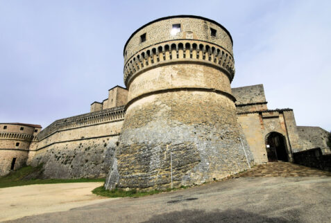 Fortezza di San Leo – one of the two huge towers – BBofItaly