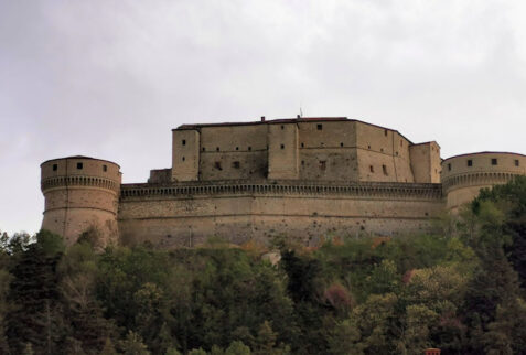 Fortezza di San Leo - still a view of the fortress - BBofItaly