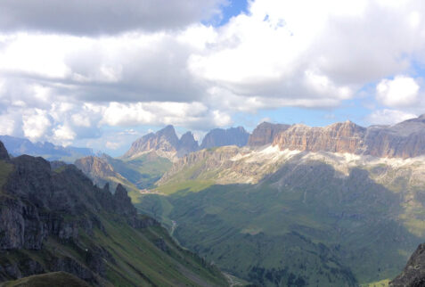 Ferrata delle Trincee – Sella range seen from the Ferrata – BBofItaly