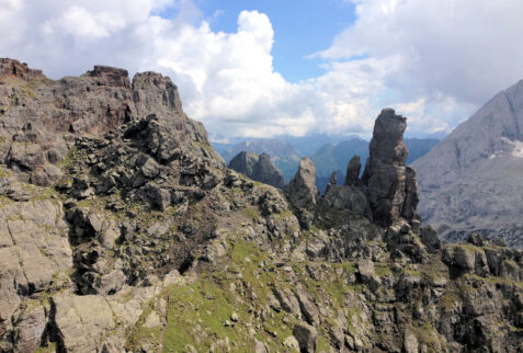 Ferrata delle Trincee – a glimpse of the Padon ridge – BBofItaly