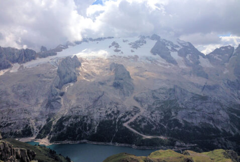 Ferrata delle Trincee – Lago di Fedaia below the Marmolada massif – BBofItaly