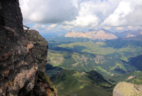 Ferrata delle Trincee – a glimpse of the landscape climbing the Ferrata – BBofItaly