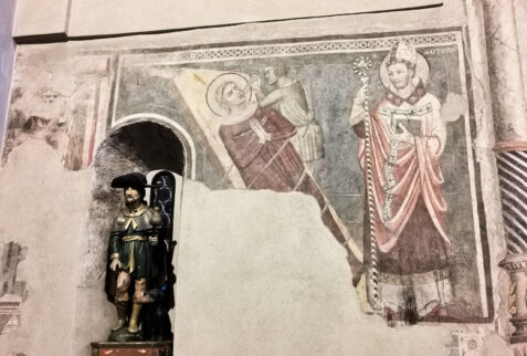 Corenno Plinio – a fresco inside the church – BBofItaly