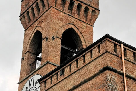 Brisighella – close-up of Torre dell’Orologio – BBofItaly